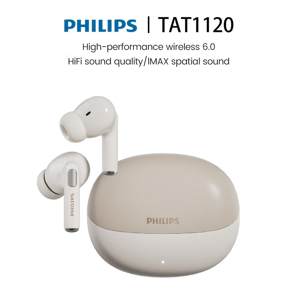 2026 New Philips Wireless Headphones | Wireless Dual Stereo In-Ear Type, Newly Upgraded V6.0, Long Standby Time, Noise Reduction, Comfortable to Wear | Type-C Charging, Suitable for Birthday, Independence Day, And Holiday Gifts