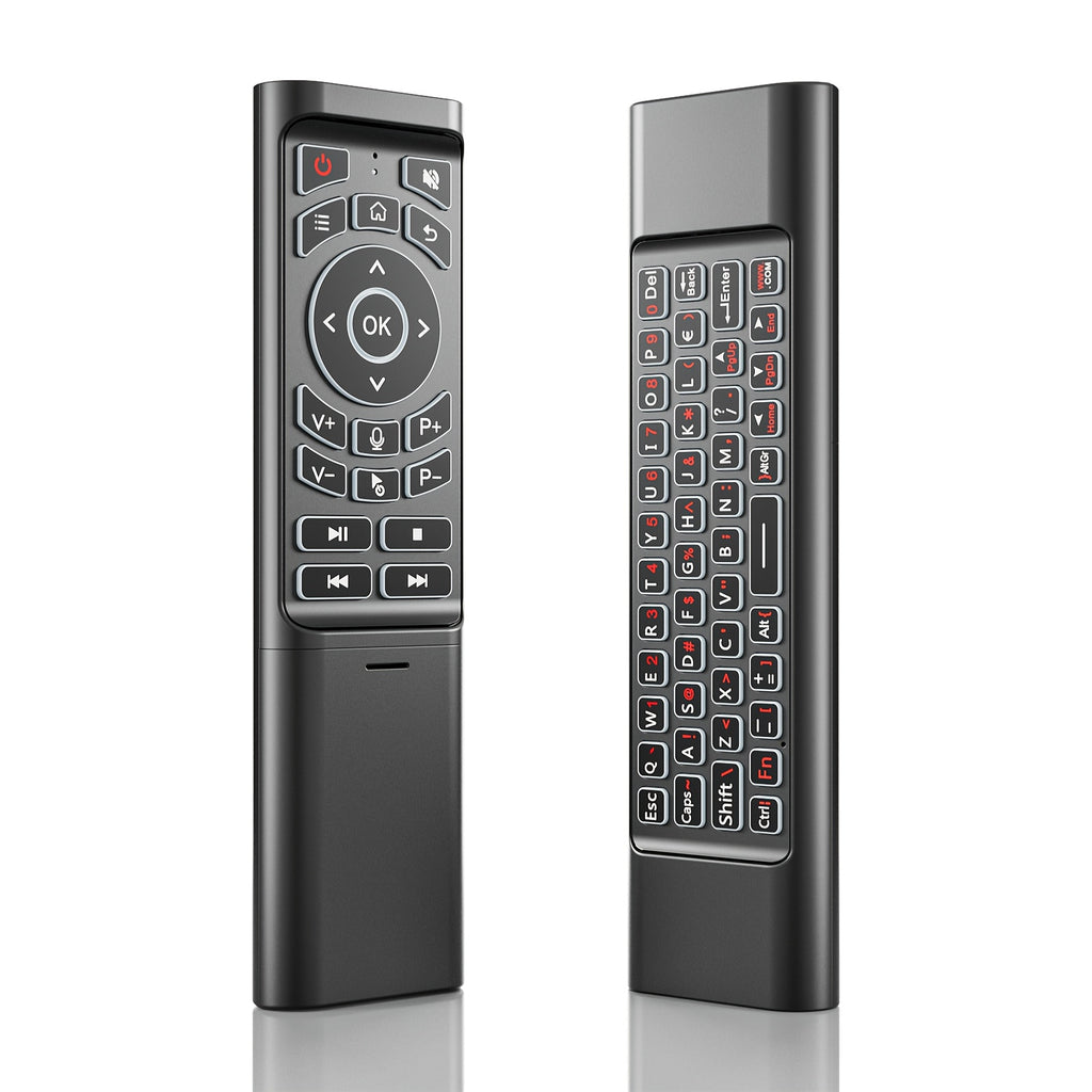 2025 Enhanced Mini M3 Tri-Mode Wireless Keyboard Remote Control Kit Featuring Wireless + 2.4G Dual Channel | Seamless Cross-Screen Multi-Device Instant Switching | Voice Command & Intelligent Learning Capability | Compatible with PC/ Android TV/ Ras