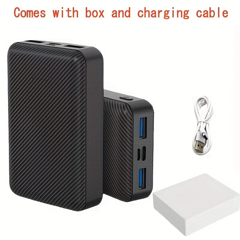 [Portable Fast Charging] 20000Mah Power Bank Portable Charger 5V 3A Fast Charging Battery For Heating Vest Jacket Scarf Socks Gloves