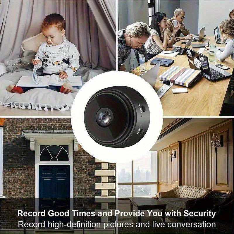 1/ 2/ 3/ 5/ 6/ 9/ 12pcs Wireless Remote Control Monitoring Camera, 1080P High-Definition, 2.4G Wifi, Wide-Angle Monitoring, Remote Observation, with Battery (180MA), Used for Home Security Wifi Monitoring Camera