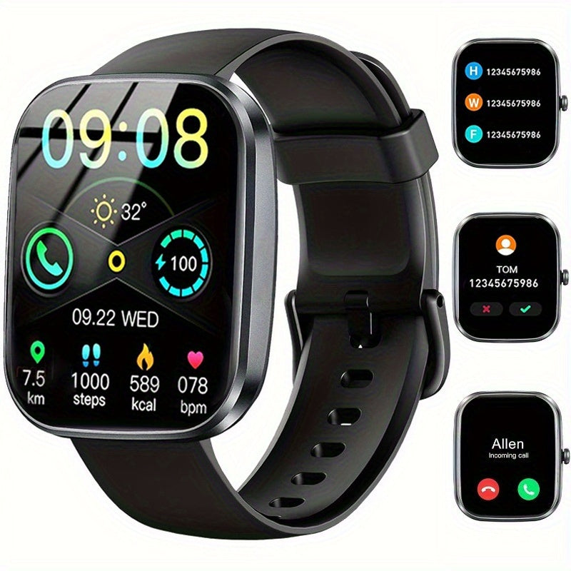 2025 Newest Smartwatch (Answer/ Make Calls), 1.91" Unisex Smartwatch, 112+ Fitness Activity Tracking, Calories/ / Sleep Monitoring, Daily Watch Dial Information Alerts, Multifunctional Wearable Device, Ideal Holiday Gift, Compatible with Android And