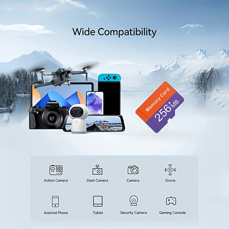 10pcs JUANWE High-Speed TF Memory Card Card Compatible for SD Adapter, UHS-I C4/U1 Speed Class 4 Memory Card with SD Adapter Suitable for Smartphone Tablet Dash Cam Drone Game Console, 512MB/256MB/128MB Mini SD Card for Camera Laptop Action Camera