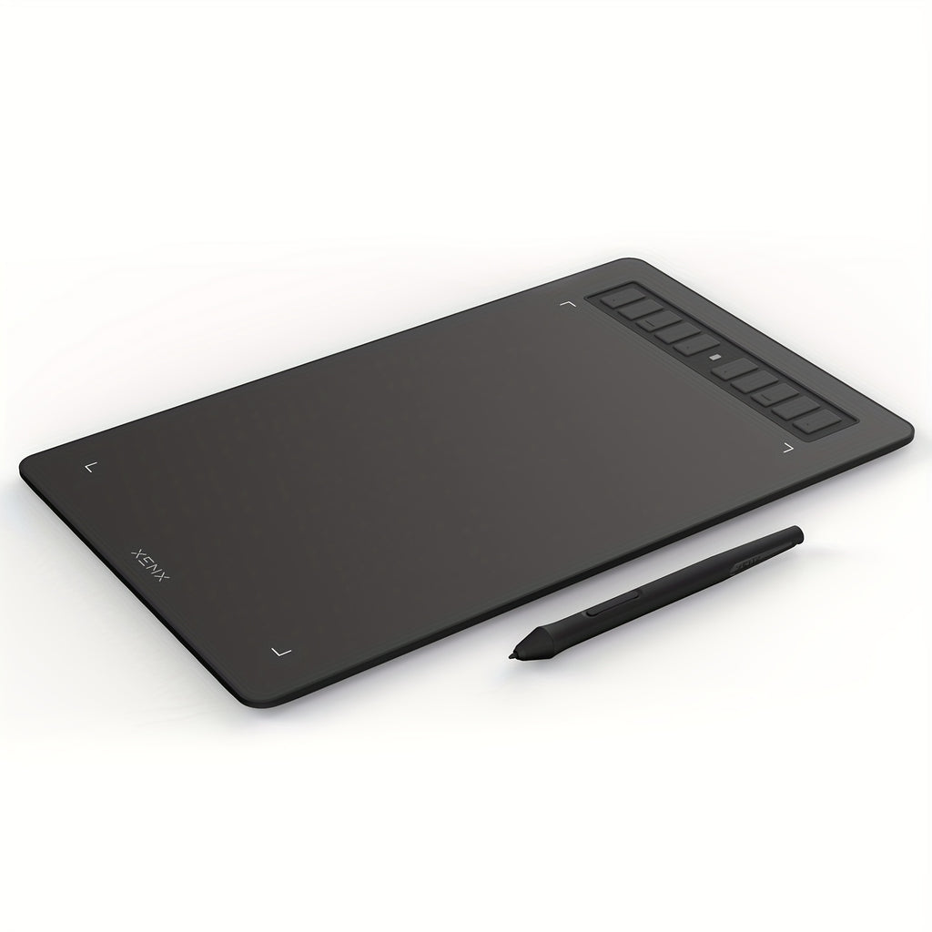 XENX P3-1060B Graphic Drawing Tablet, Featuring a Large 10 X 6.22 Inch Surface, Comes with 10 Hotkeys, a Passive And Battery-Free Stylus, And Offers 8192 Pressure Sensitivity Levels. It Is Compatible with Mac, Windows Pcs, And Android