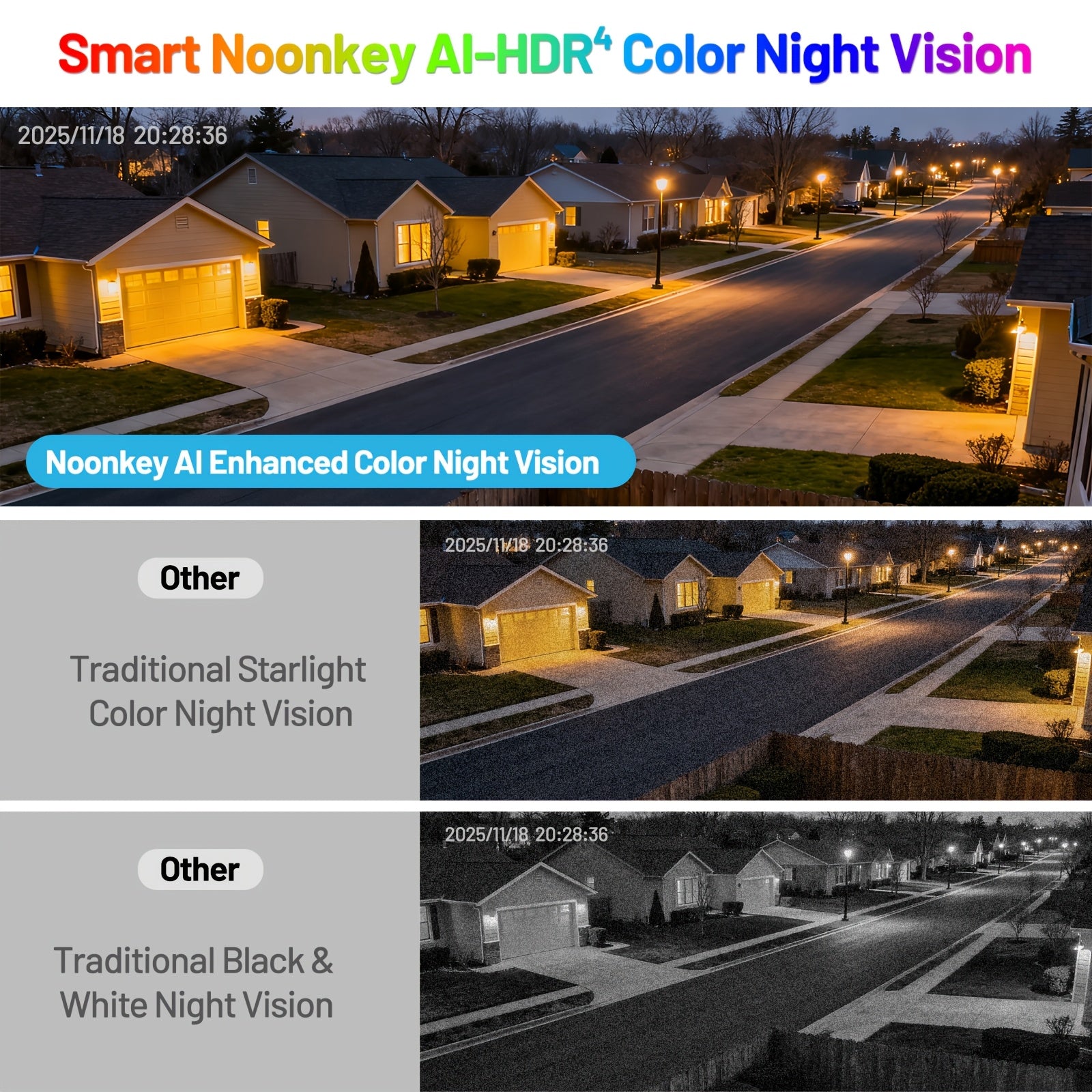 [For Home Security] 2K Wireless Window Camera, 5GHz&2.4GHz WiFi Indoor Cameras for Home Security W/ Al Color Night Vision, Person, Pet, Vehicle & Motion Detection, 24/7 Recording, Easy & Quick Install