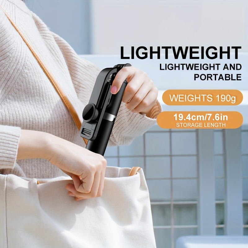 [Wireless Remote Control] 40 Inch Smartphone Selfie Stick Tripod, Expandable Selfie Stick Integrated Smartphone Tripod with Wireless Remote Control, 360 Degree Rotation, Suitable for iPhone 16/15/14/13/12/11 Pro/XS/XR/X/8/7 Plus Smartphone Android Phone