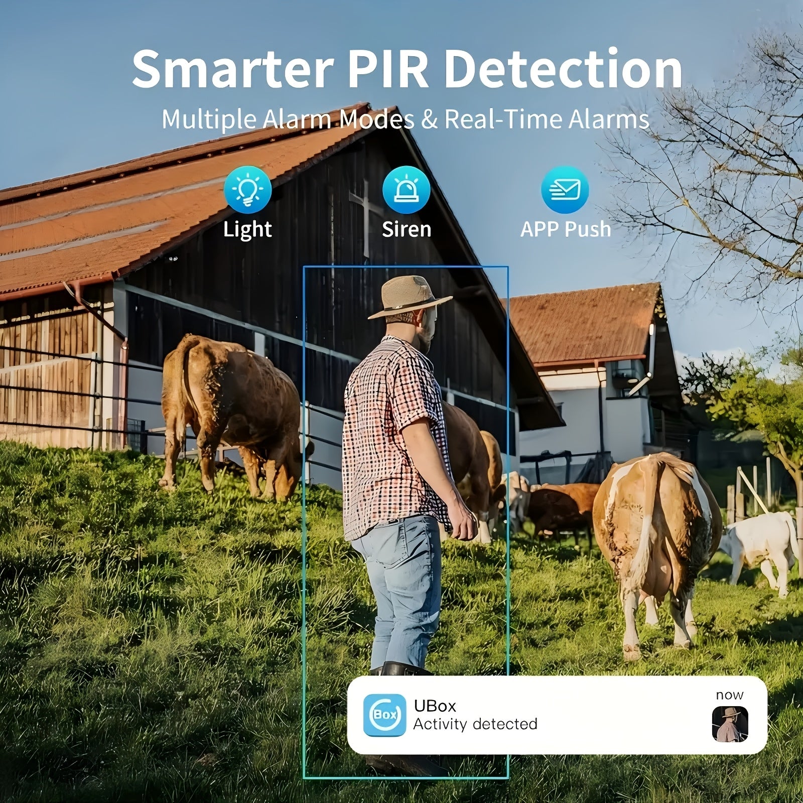 A Solar-Powered Security Camera Featuring AI Detection, Sound And Light Alerts, App-Controlled Pan/Tilt Functionality, Color Night Vision, Wi-Fi Connectivity, 3MP HD Resolution, Two-Way Audio, Encrypted Cloud Storage, Water Resistance