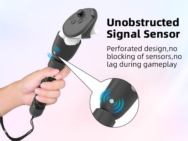 Handle Attachments for Meta Quest 3S, Controller Accessories for Quest 3S, VR Game Accessories, Beat Saber Handle Extensions Grips for Meta Quest 3S Phantom Controller Playing Beat Saber Golf+Tennis