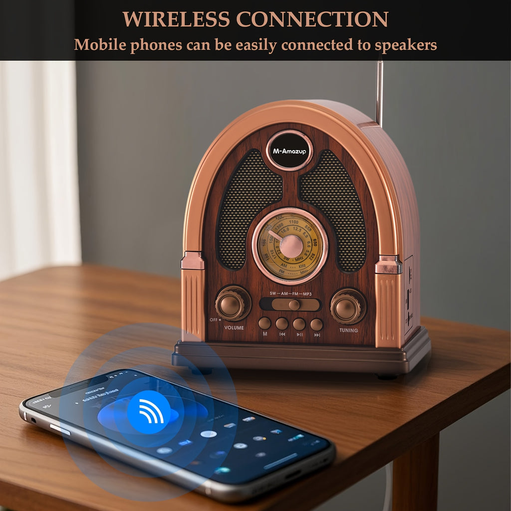 Radio, Portable Radio, Multi-Functional Radio Speaker, Wireless Speaker, TF Card Player, AM/FM/SW Radio, Stereo Speaker, Home Speaker, Outdoor Speaker