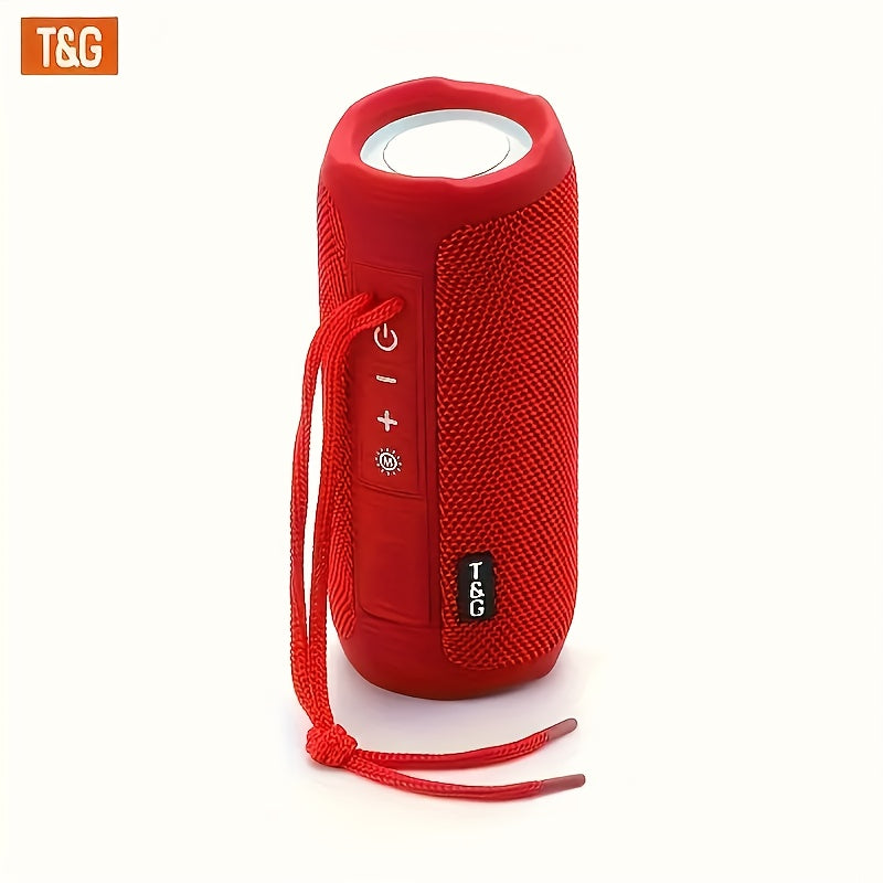 TG227 Wireless Portable Speaker |, High-Resolution Audio with LED Breathing Light, TWS Interconnected Stereo Sound, USB Rechargeable, Supports Mobile Phones, Tablets, Computers, TVs, Suitable for Outdoor Activities, Mountain Climbing, Gatherings