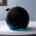 Spherical 5Th Gen Alexa Dot Smart Speaker with RGB LED Light, Wireless Subwoofer, TWS Connection, And Portable Base
