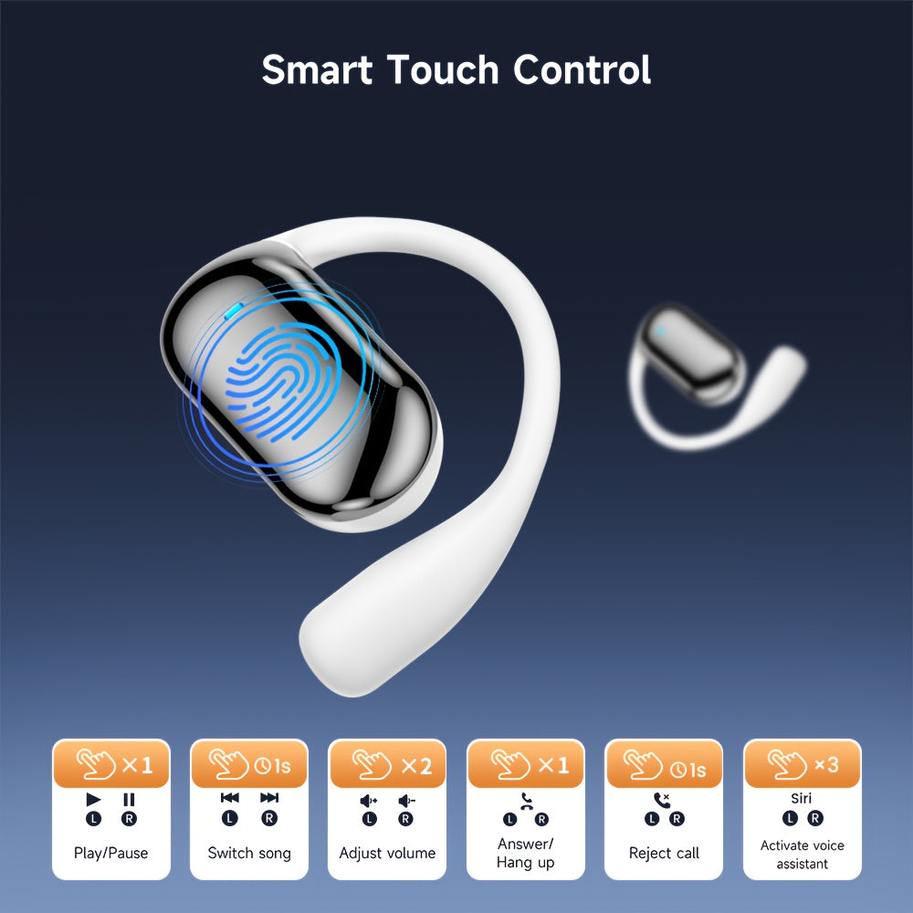 AI Real-time Translation Of Bluetooth Wireless Earphones, Wireless Bluetooth Earbuds (Bluetooth 6.1 TWS) 144 Languages Real-time Translation In Ear Wireless Earphones, Real-time Translation Of Meeting Notes, Compatible with All Smartphones, Wireless