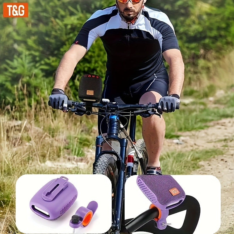 T&G 392 Outdoor Cycling Portable Speaker, a Compact Wireless Speaker for Cycling, Features IPX5 Waterproofing, And Functions As a Music Player with TWS Capabilities. It Supports FM, TF Cards, And USB Drives, Allowing Connection to Phones, Tablets