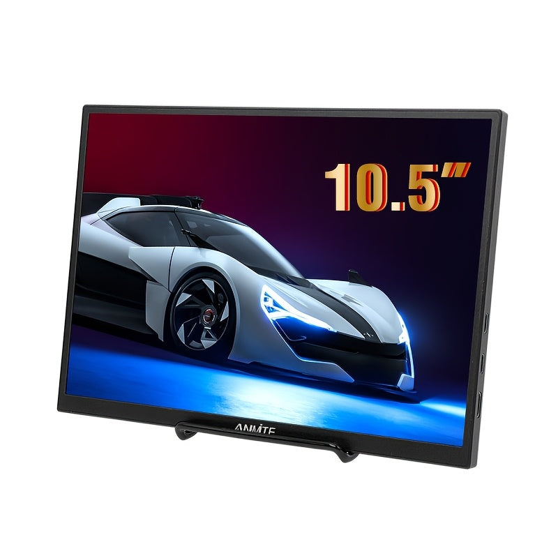 Anmite 10. 5 Inch IPS Portable Screen Monitor SRGB 100% 1280P USB TPYE-C Compatible Laptop Second Screen Gaming Extension Monitor for Mac PS4 PS5pcs Raspberry Pi