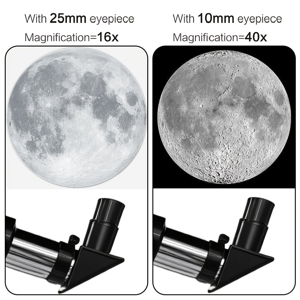 150x Telescope, 70mm Aperture Telescope, High Magnification, Portable Astronomical Telescope, with Tripod, Mobile Phone Photography Available, Night Sky Star Moon Viewing, Outdoor Nature Observation Educational Gift for Space Science Lovers