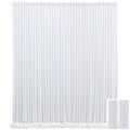 christmas 2pcs Of High-end And Elegant Party Decoration Backdrop Cloth, Wear-resistant, Wrinkle-resistant, Soft And Smooth, Non-transparent Party Decoration Backdrop Curtains, Suitable for Wedding, Birthday, Christening And Other Party Activities.