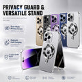 Phone Case: [Privacy Protection] Magnetic Phone Case with Anti-Spy Screen | Aerospace-Grade Metal Frame | Dual-Mode Privacy Display | Compatible with iPhone 16/15/14/13/12 Pro Max Series