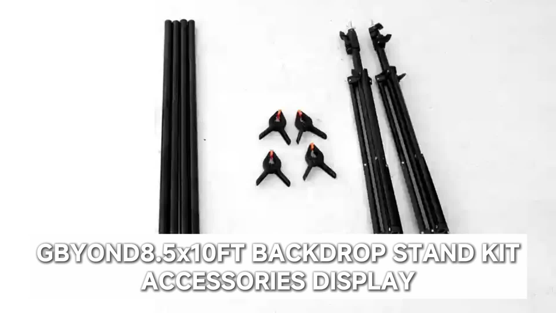 Birthday Party Background Stand Decoration Prop, 8.5 X 10ft Adjustable Background Stand Kit, Perfect for Celebrating Birthday Festivals And Party Decoration
