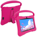 [Kids | Tablet] Veidoo 7 inch Kids Tablet | 2GB RAM+32GB ROM, Security Eye Screen, WiFi, Dual Camera, Educational Games, Parental Control APP, Android Tablet, Tablet with Drop Proof Silicone Cover (Pink)