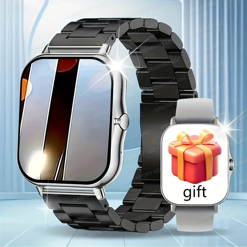 1.83'' Smart Watch - Wireless Calling Unisex Multiple Sports Modes, Alarm Clock, Pedometer, Compatible for Ios And Android Phones, Ideal Gift for Friends