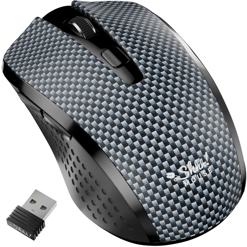 Silent Mouse Wireless – Computer Mouse Wireless, Mouse for Laptop, Mouse USB, Mouse for Chromebook, Mouse Cordless, Mouse Inalambrico, PC Mouse, Computer Mice, Quiet Mouse