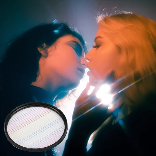 Night View Multicolored Brushed Starlight Mirror, Camera Filter, Photography Special Effects, SLR Lens Accessories 52/55/58/62/67/72/77/82mm.