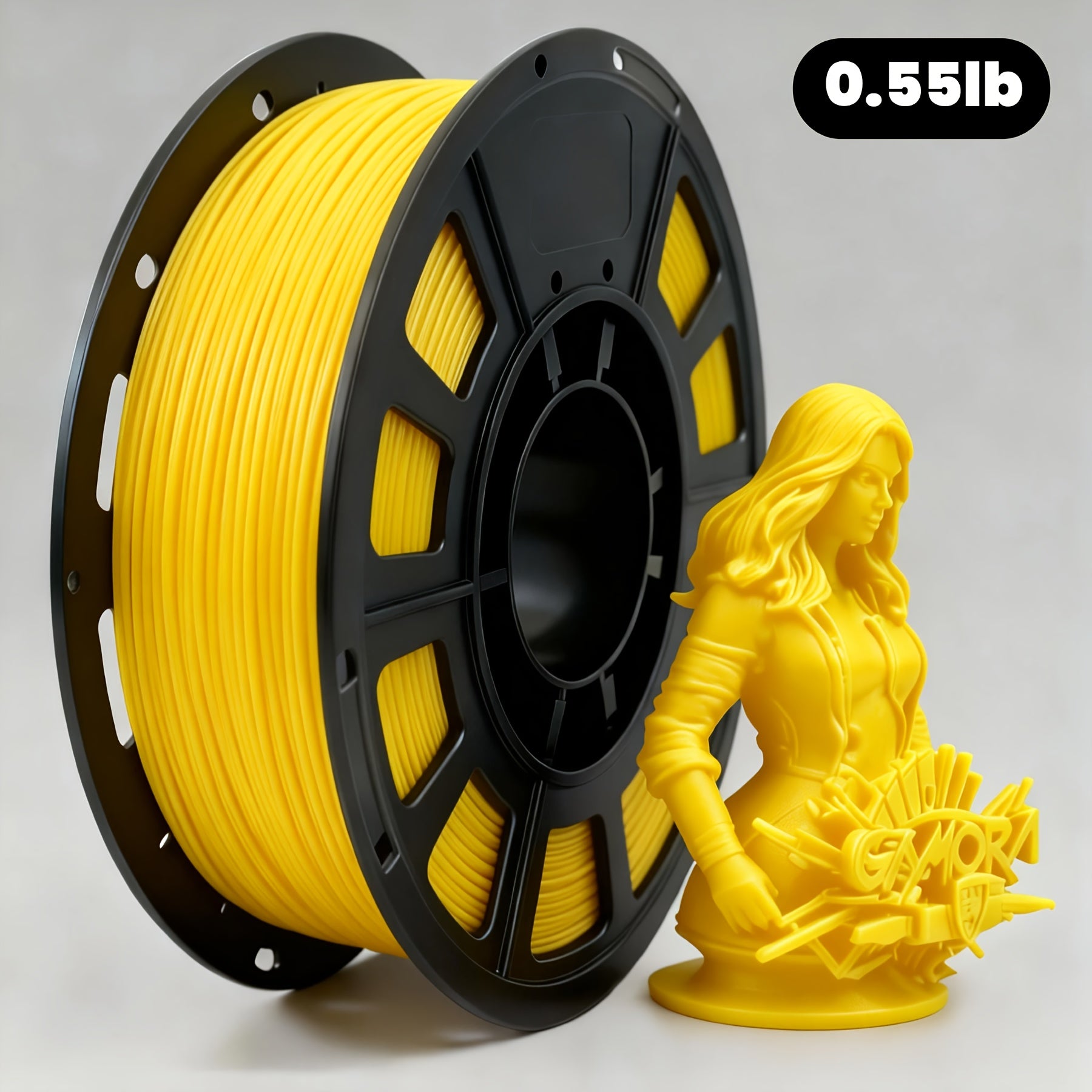 Special Consumables for PLA 3D Printers, Weighing 250G (0.55LB), Featuring 1.75Mm Fiber Diameter And a Dimensional Accuracy of +/-0.02Mm, Available in Various Colors, with Low Warping, Packaged in a Vacuum Box