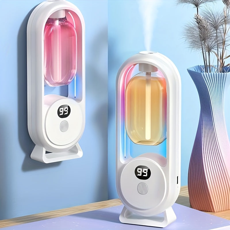Sonic Technology Aromatherapy Humidifier with 7 Color LED Light - Quiet, USB Powered Mini Essential Oil Diffuser for Bedroom, Office, Cafe & Yoga And Bedroom Deodorization, Timer Setting, Humidifier, 5.07 Oz, SAP