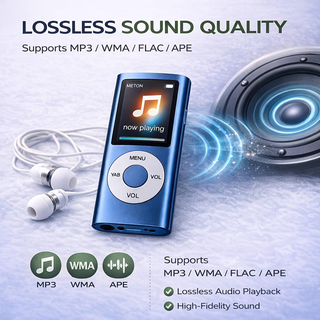 Portable MP3 Music Player with a 1.8-Inch LCD Display