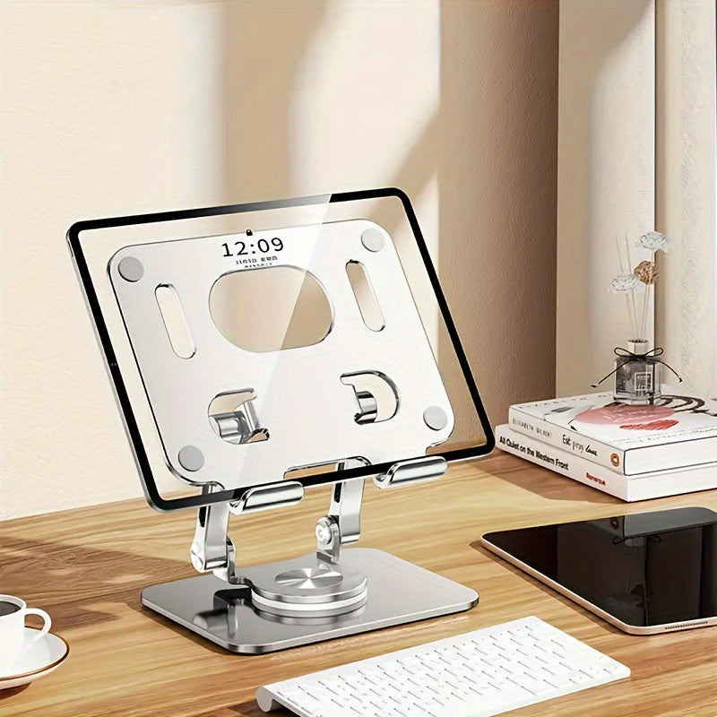 [Portable, Lightweight] 360 Degree Rotating Tablet Stand, Phone/Tablet Stand, Multifunctional Desktop Lazy Person Stand, 360 Degree Rotating Folding, Lightweight And Portable, Fast Heat Dissipation, Can Be Used In Multiple Scenarios