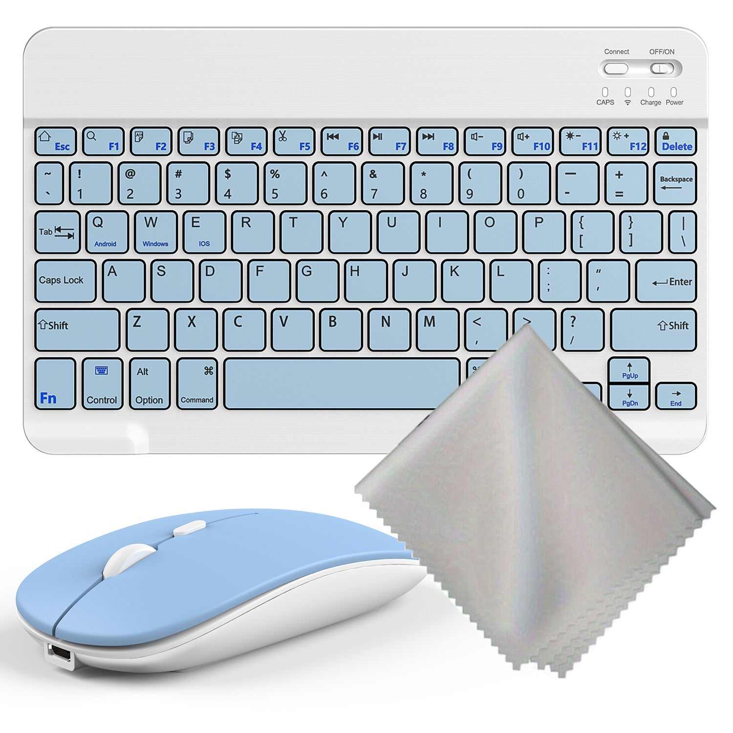 Get The Ultimate Gaming Experience with This Wireless Keyboard and Mouse Mouse Pad Combo /Wireless Keyboard and Mouse with Cleaning Cloth Combo