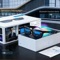 The AI-powered Translation Glasses Feature Stylish Glass Lenses And Are Equipped With A Powerful AI Translation System. They Support Real-time Translation And Summary Of Meeting Notes, High-speed WiFi Transmission, And Are Suitable For Various Occas