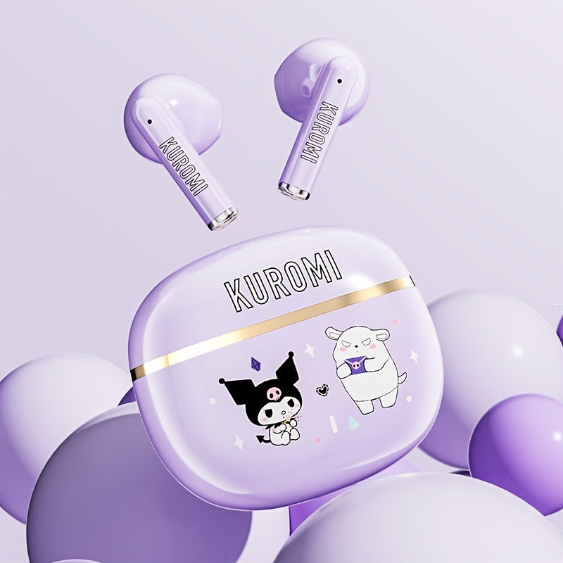 Sanrio Hellokitty for kuromi for cinnamoroll Wireless Wireless Earphones 3 Different Styles Available Cute Design Power Display Gaming Earplugs Unique Style Easy To Carry Smart Call Daily Exercise Go Out To Study Holiday Gifts Or Attractive Birthday Gifts