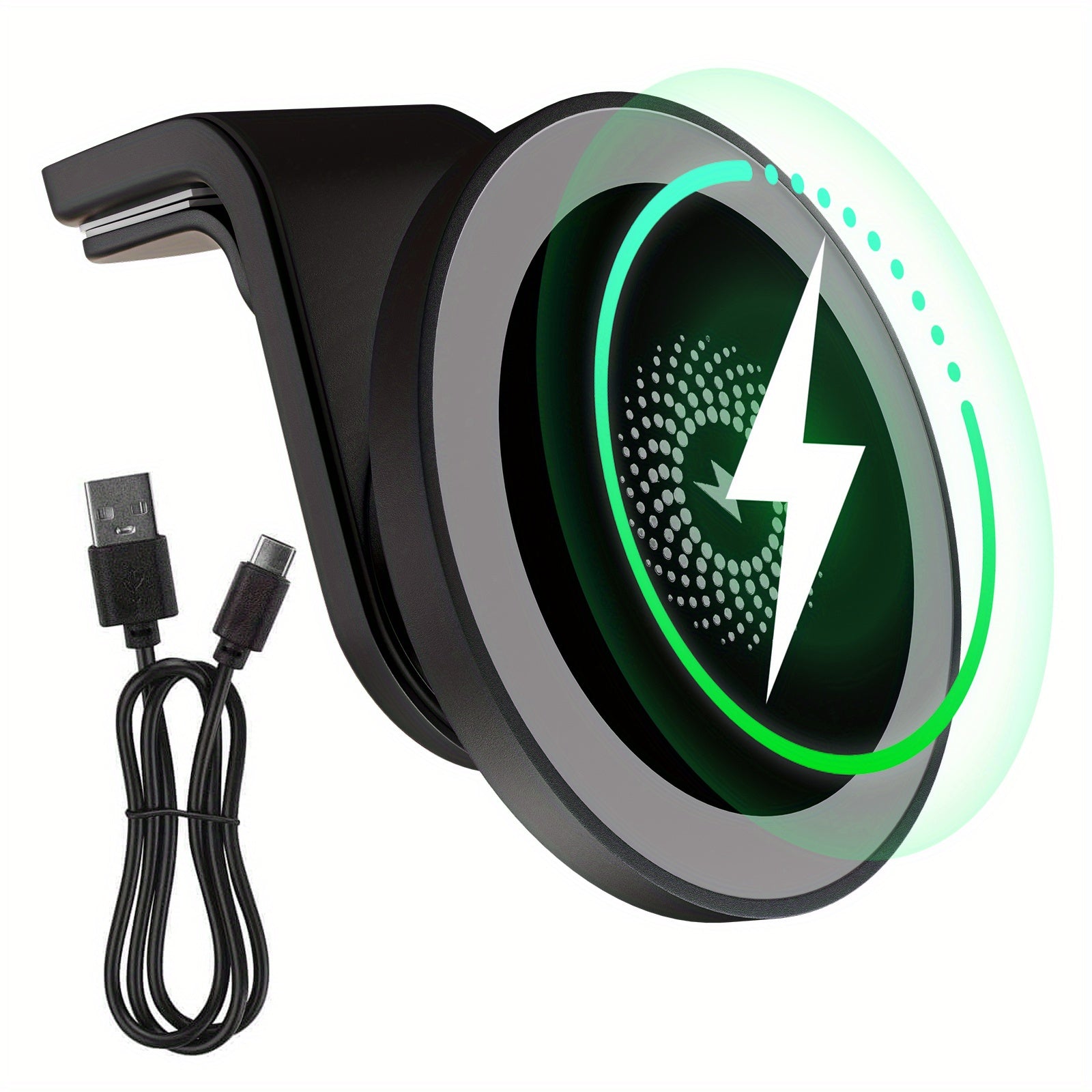 15W Maximum Fast Magnetic Wireless Car Charger Mount, Vehicle Phone Holder for Iphone 17/17 Air 16/16 Pro/16 Plus/16 Pro Max/15/14/13/12 Series, Compatible with for Samsung Galaxy Series And Android Phones, Supports Multiple Devices