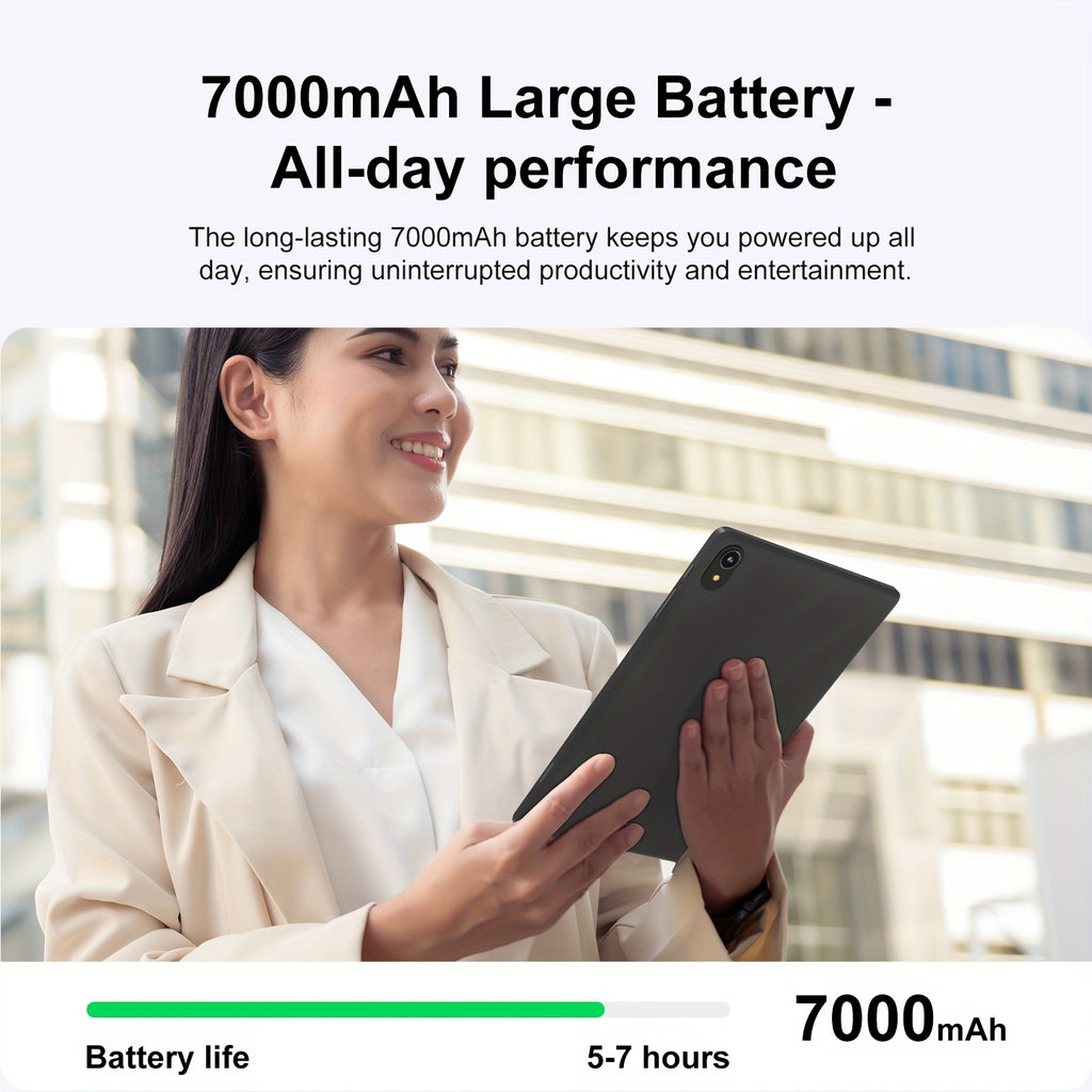 [Perfect Holiday Gift] 11/10.1" Android 16 Business Tablet - 2026'S Hot Model | Gemini AI | (4+4)GB RAM+128GB ROM/(4+4)GB RAM+64GB ROM | Android 16/14/13 Octa-Core Powerhouse | Wifi 6 | Dual Cameras | Long-Lasting Battery | Ad-Free Zone | Perfect Holiday