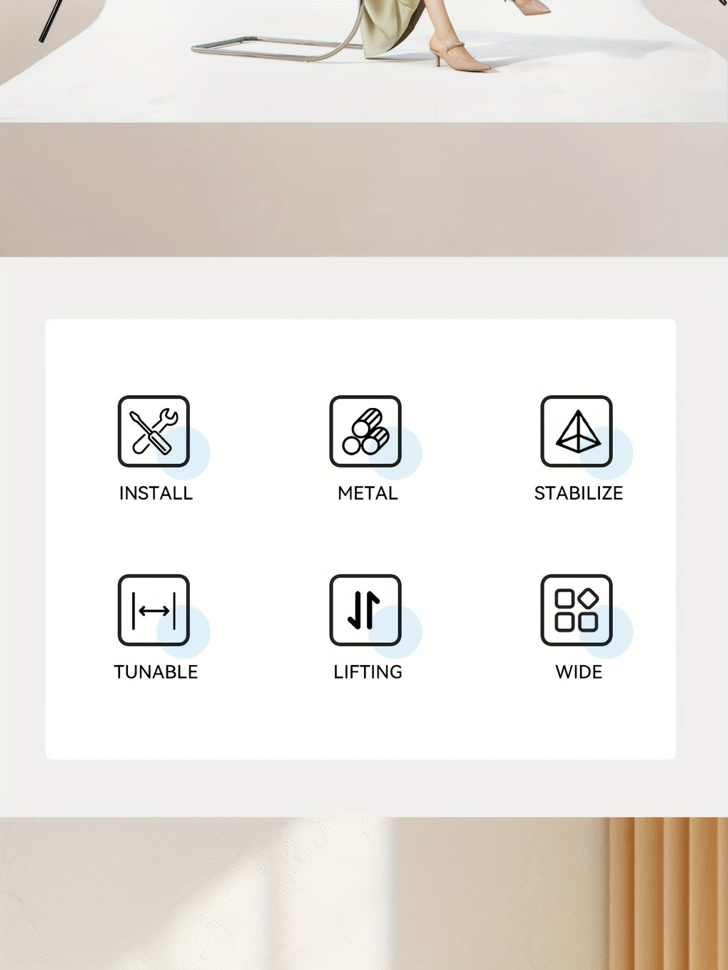 LANKEMP, with Dimensions Around 6.6 by 6.6 Feet (About 2 by 2 Meters), Is a Photography Backdrop Kit Ideal for Events. It Includes Four Clips, Making It Perfect for Weddings, Decorations, Parties, Photo Booths, And Projection Screens