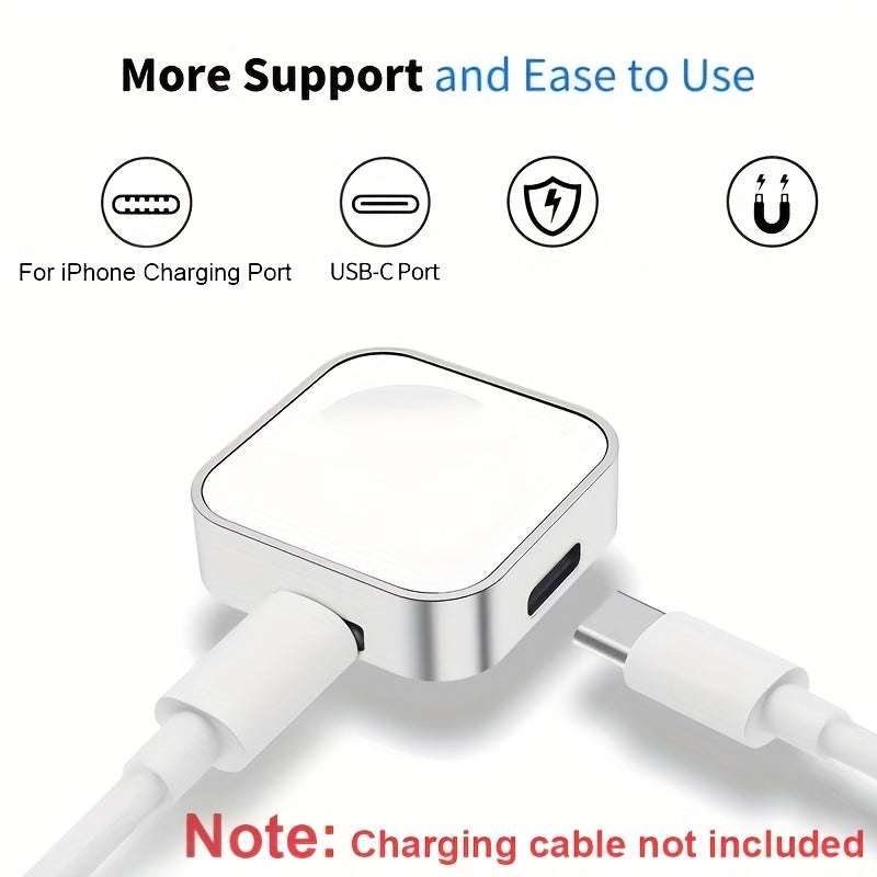 For Apple Watch Charger, Fast Magnetic Watch Charger For IWatch 9 8 7 6 5 SE 4 3 2 Ultra | Portable Type C Dock Adapter