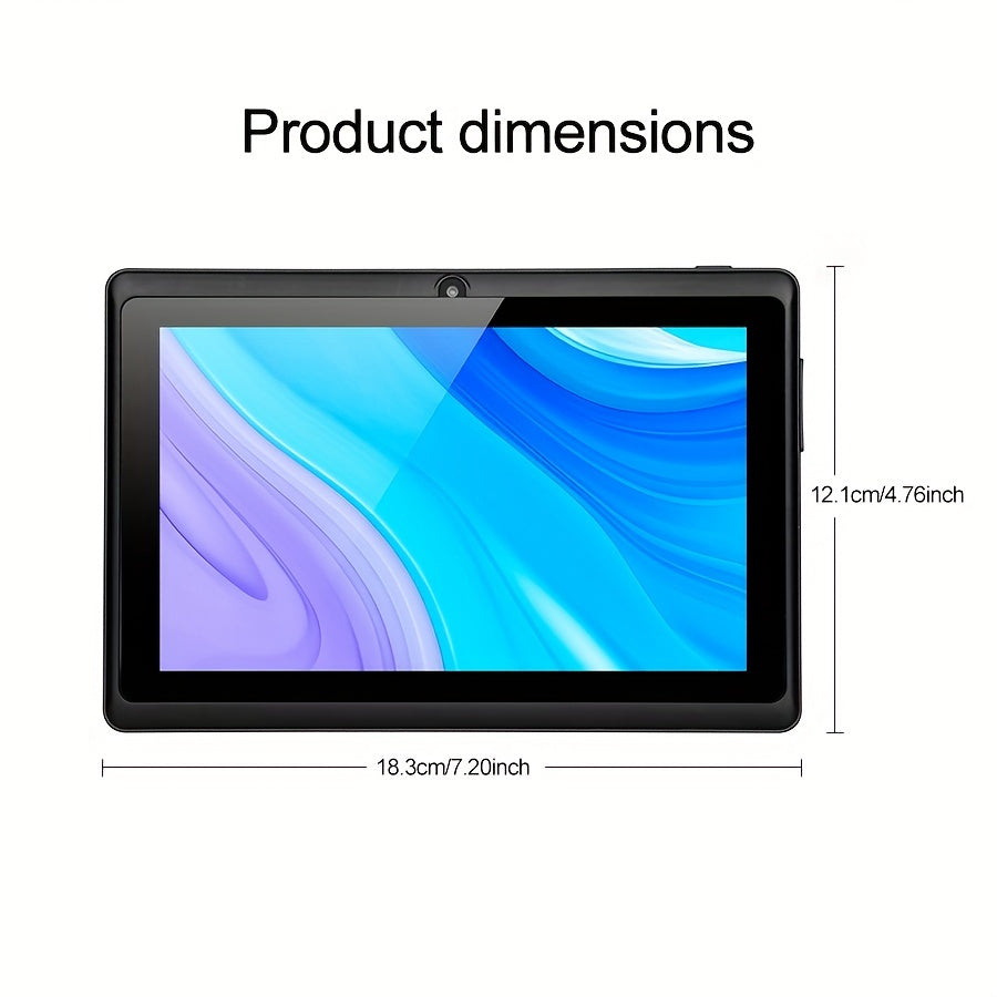 7 Inch Android 14 Tablet Latest Upgrade | 4GB RAM (2GB+2GB Expand) 32GB ROM | 3500mAh Battery, Quad-Core Processor, IPS HD Screen, Wi-Fi & Camera