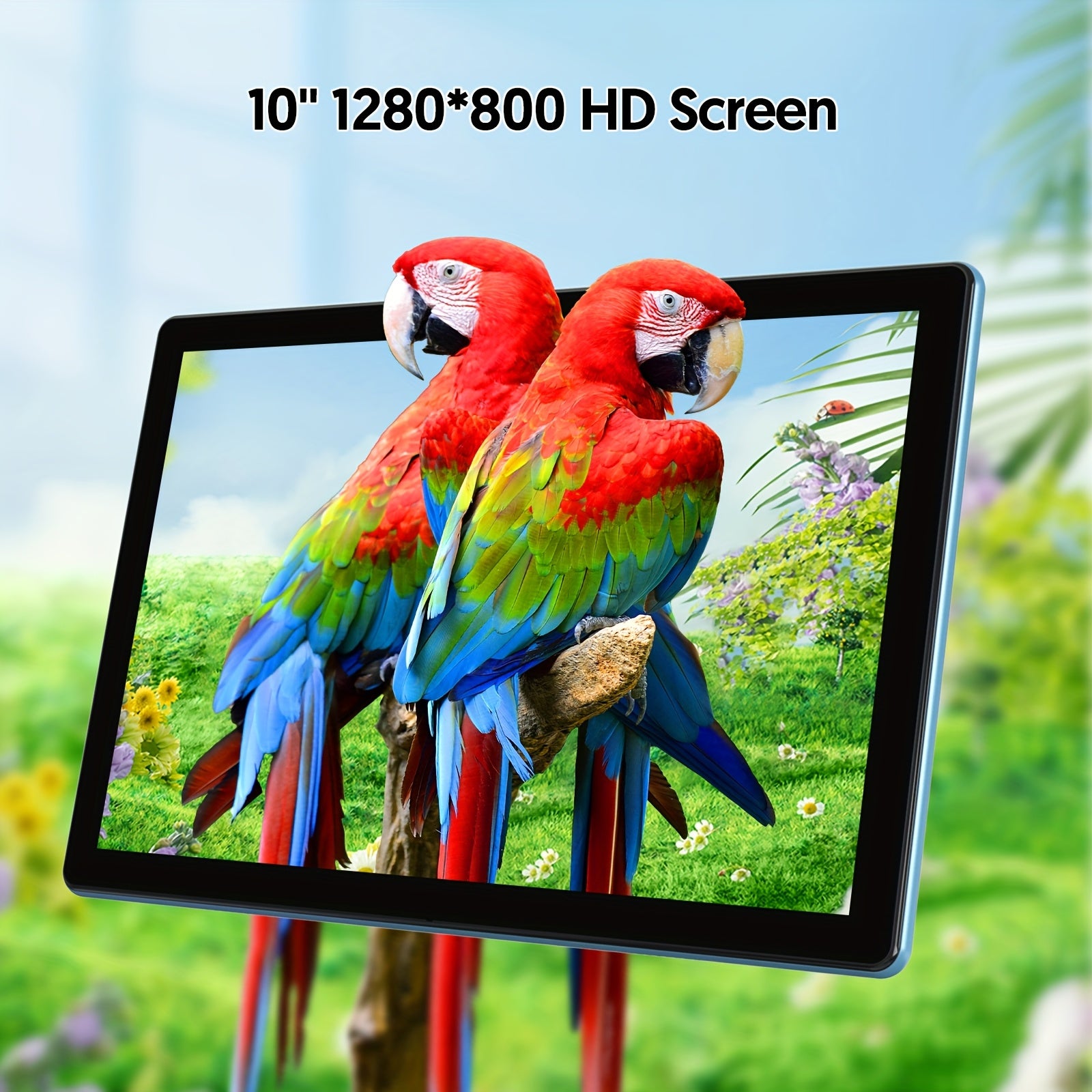 [Android 15 Tablet] Tablet Android 15 Tablets With 64GB ROM+12(3+9)GB RAM, 1TB Expand 2in 1 10 Inch Tablet With Optional Keyboard, Mouse, Case, Stylus, Pen, Powerful Quad-Core, WiFi, 6000mAh, 2MP+8MP Dual Camera, 1280 * 800 FHD IPS Screen, Three Optional