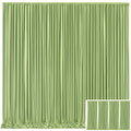 4pcs Elegant Backdrop Curtains - Soft & Smooth, Non-Transparent | Photo Backdrop & Party Decor for Weddings, Birthdays, Christenings