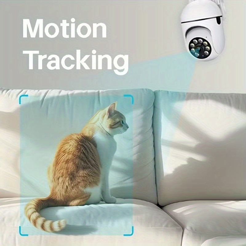4PCS 1080P/5G WiFi Camera/color Night Vision/two-way Audio/360-degree Pan/tilt/zoom, IP54 Protection Rating/AI Motion Tracking And Detection/home Security Monitoring/spotlight, And Alarm/cloud Storage And SD Card Storage.