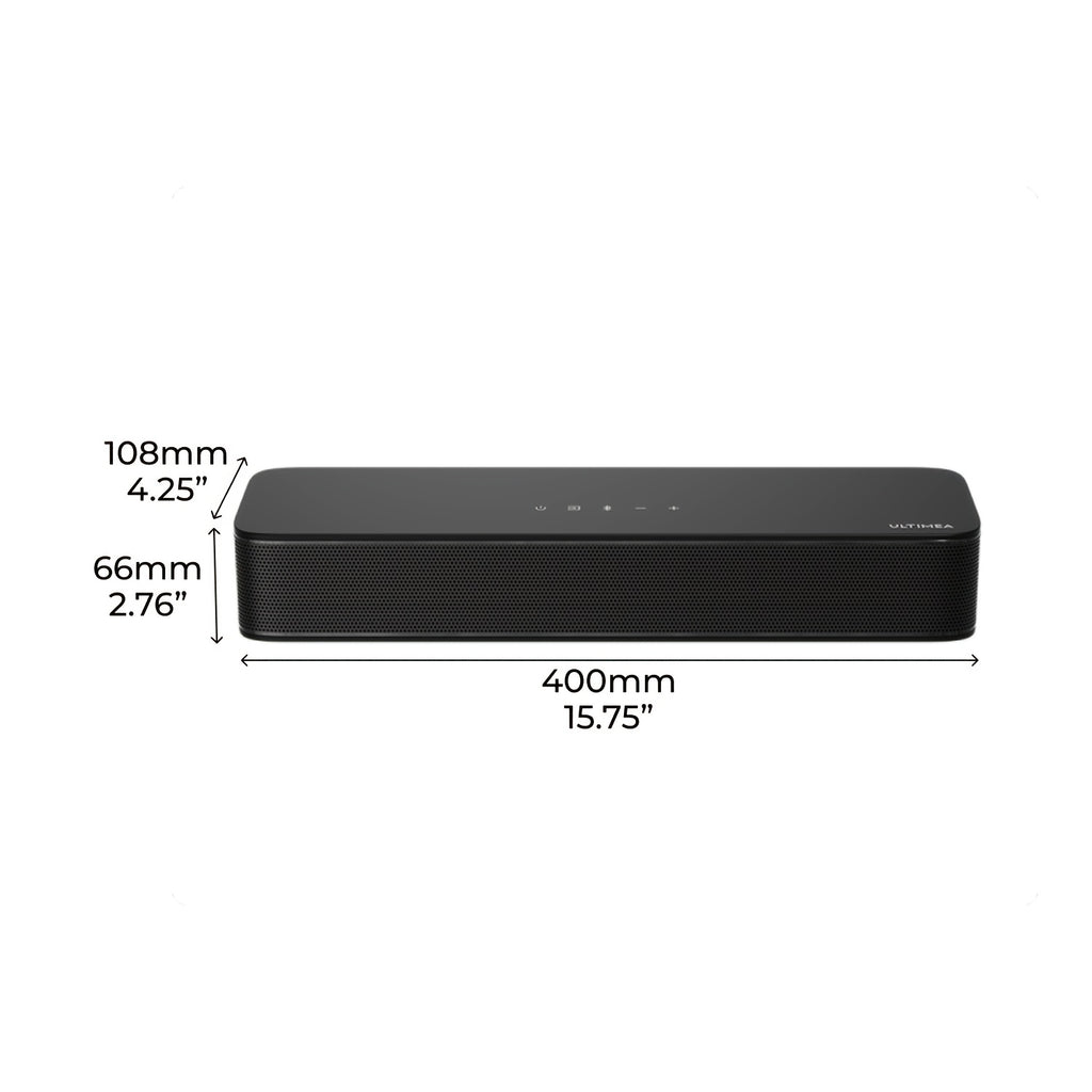 ULTIMEA TV Soundbar with Built-In Subwoofer: 2.2CH 100W Detachable (3 EQ Modes) / 2.1CH 120W Portable All-In-One (App Control) / 5.0CH 180W 3-In-1 Surround System (App Control), Wireless 5.3, Optical/Aux Connectivity