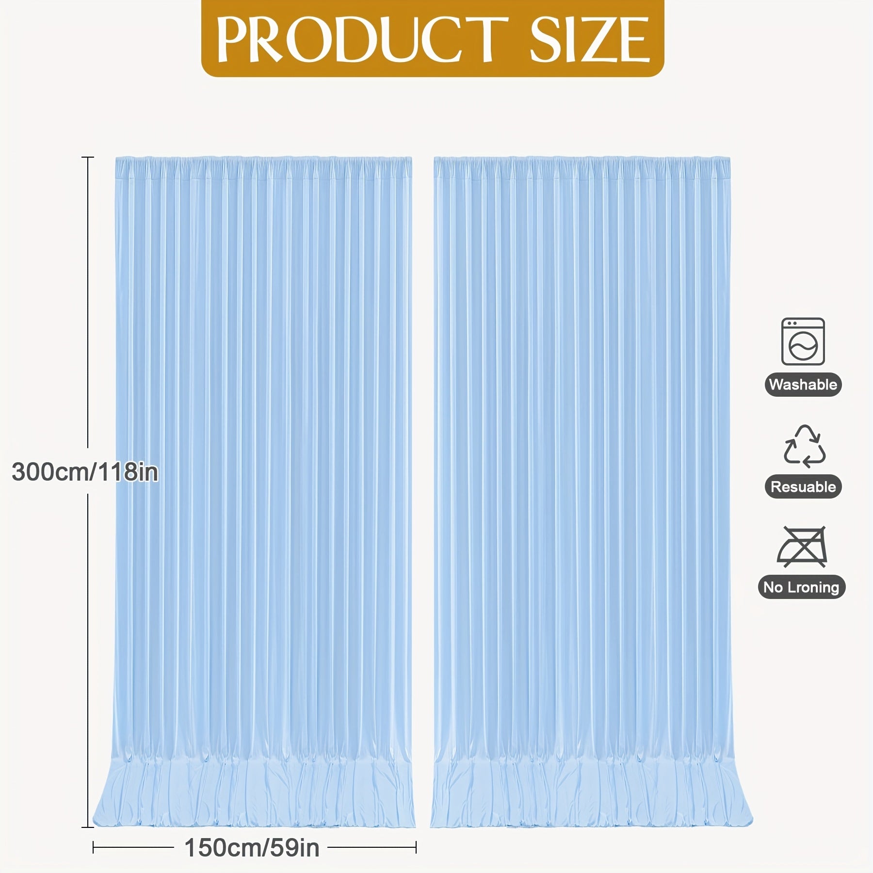4pcs Of 5ft*10ft Elegant Polyester Spandex Photography Background Cloth, Banquet Decoration Curtains with Pole Bags, Soft And Smooth, Wear-resistant And Wrinkle-resistant, Suitable for Weddings, Birthdays, Banquets, Balls And Other Activities.