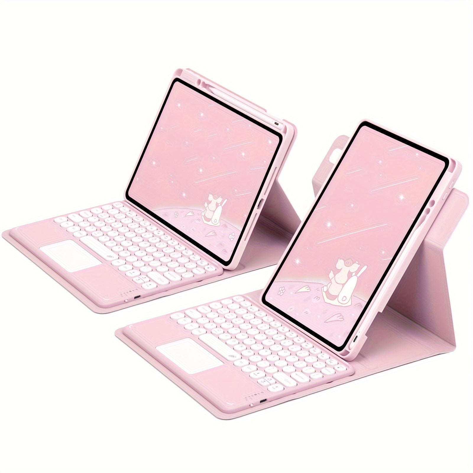 [Multi-Product Links]Kolude 360° Rotatable Chocolate Keyboard Case for Ipad Pro 11 Inch/ for Ipad Air 5Th And 4Th/ for Ipad 10Th Generation With/ for Ipad 9Th Gen 2021/8Th 2020/7Th 2019/ for Ipad Air 3/ for Ipad Pro 10.5 with Keyboard And Mouse