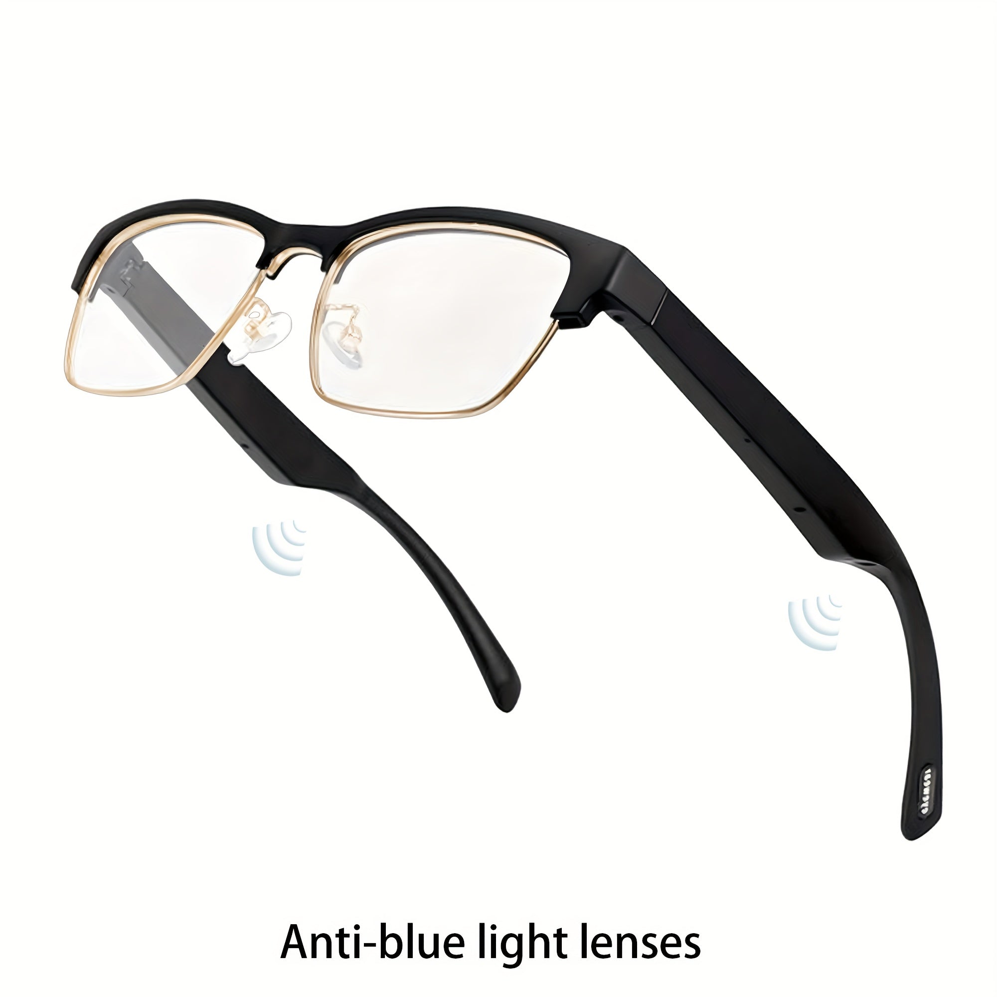 AI Smart Glasses, Supporting Real-time Translation in 160 Languages, Equipped with a GPT Chat System, Unisex Multifunctional Audio Glasses with Built-in Microphone and Speaker, Featuring Music Playback and Hands-free Calling During Calls