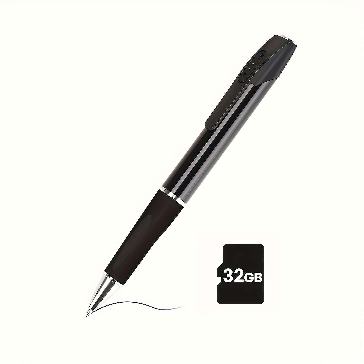 [1080P] 1pc Portable Camera with Video 1080P FHD Security Camera, Indoor/Outdoor Surveillance Camera, Camera, Body Camera Recording, Small Security Camera Optional No Card/ 32GB/ 64GB Card Specs, Perfect Use for Lectures, Class, Office, Business Meeting