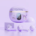 Sanrio Hellokitty Kuromi Cinnamoroll Wireless Bluetooth Earphones 3 Different Styles Available Cute Design Power Display Gaming Earplugs Unique Style Easy to Carry Smart Call Daily Exercise Outdoors to Study Holiday Gifts Or Attractive Birthday Gifts