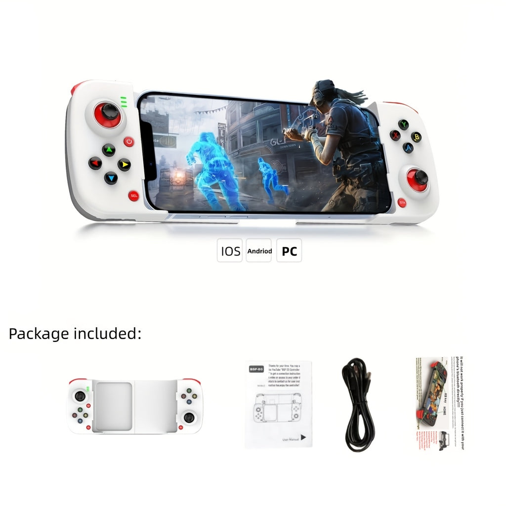 Wireless Gamepad for iPhone/ for Andriod/ for Steam Deck/ for PC Table Mobile Phone Controller Wired Game Controller Festival Gift