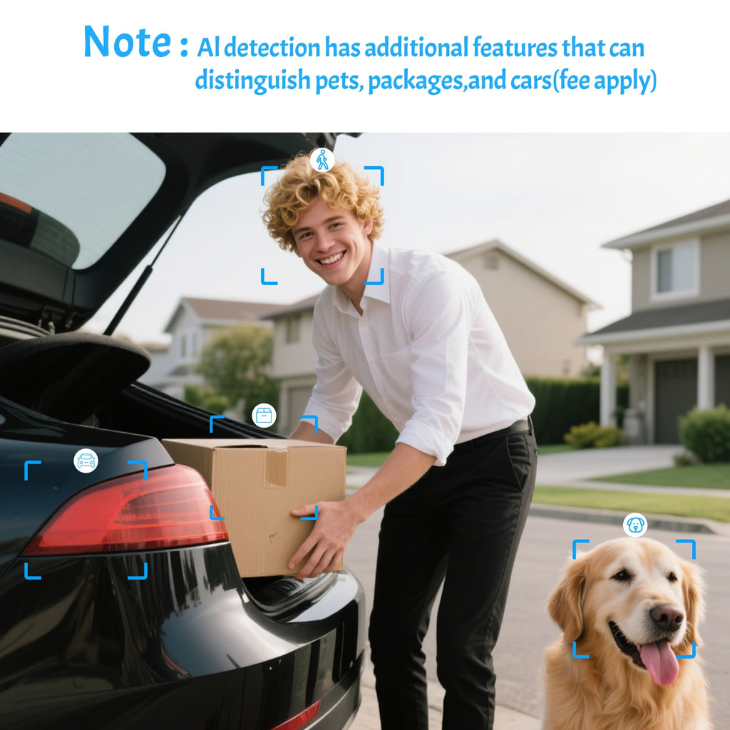 [For Home Security] 4G LTE Cellular 8MP Solar Safety Surveillance Camera With Solar Panel Pan Tilt 360° Viewing Angle Monitoring Dual Lens System SIM Card Included, PIR Motion Detection, Color Night Vision, Two-Way Audio, App Control For Home Security Onl
