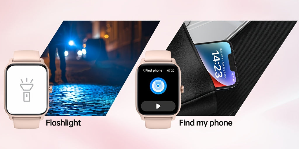[Mother's Day Gift] Mother's Day Gift, FAWEIO Women's Smart Watch, Men's Wireless Calling, 1.8-inch HD Touchscreen, Fitness Tracker, 100+ Sports Modes, Built-in Alexa Smartwatch, Suitable for iPhone and Android