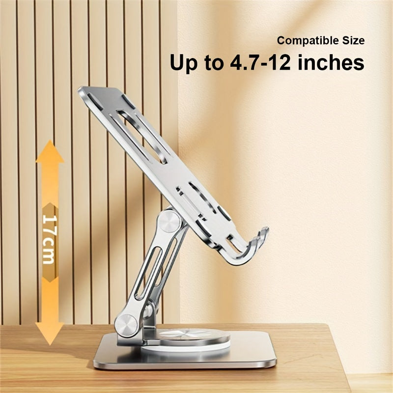 [Portable, Lightweight] 360 Degree Rotating Tablet Stand, Phone/Tablet Stand, Multifunctional Desktop Lazy Person Stand, 360 Degree Rotating Folding, Lightweight And Portable, Fast Heat Dissipation, Can Be Used In Multiple Scenarios